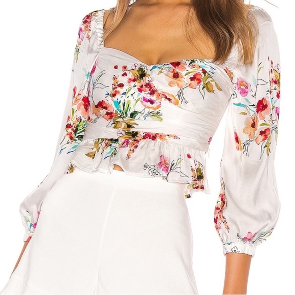 MAJORELLE Tops - MAJORELLE JULIA FLORAL TOP